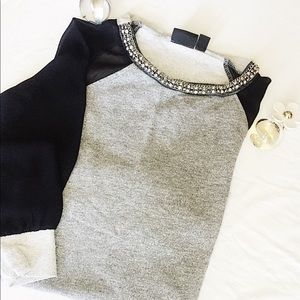LAST CHANCE A.n.a Embellished sweatshirt